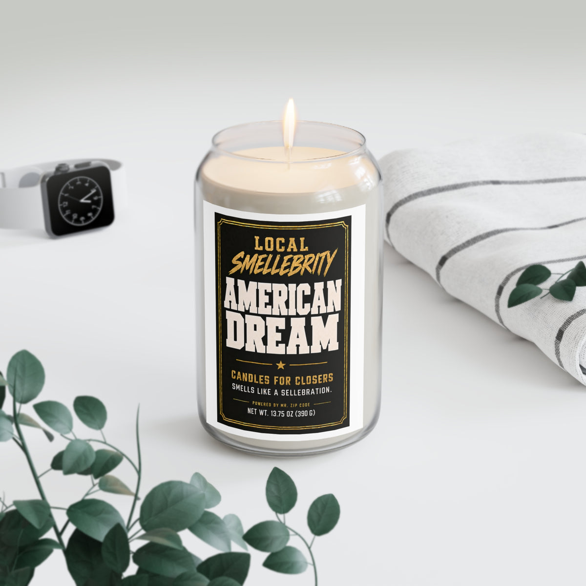 American Dream Soy Candle — "Local Smellebrity" Scented Candle, 13.75 oz