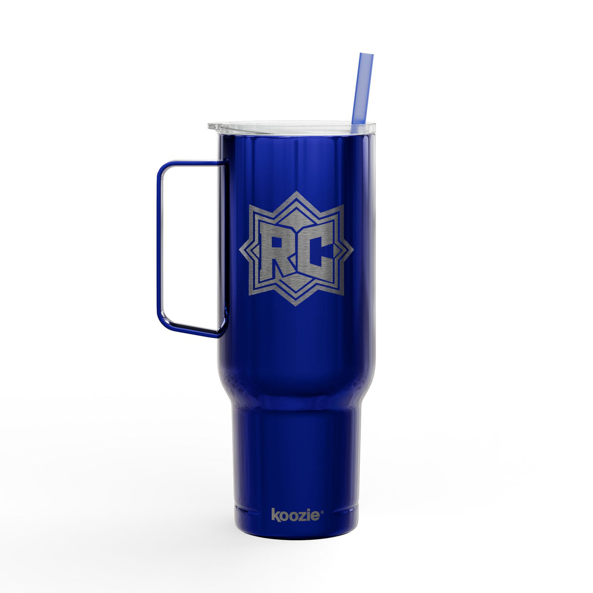40oz Engraved Insulated Tumbler with Lid — Rugged RC Logo Travel Cup