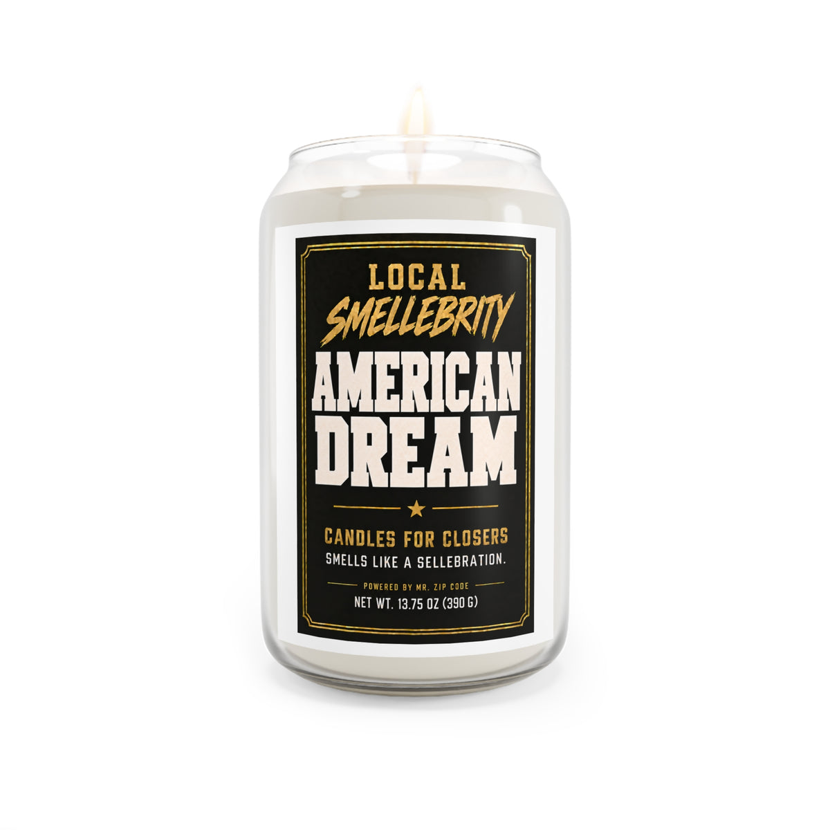 American Dream Soy Candle — "Local Smellebrity" Scented Candle, 13.75 oz
