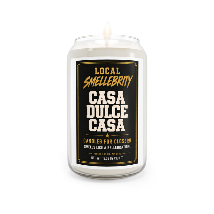 Soy Candle — “Casa Dulce Casa” Scented Candle (13.75 oz)