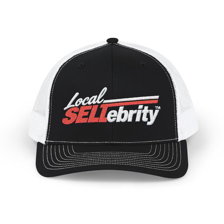 Local SELLebrity Snapback Trucker Cap – Retro Bold Logo Mesh Hat