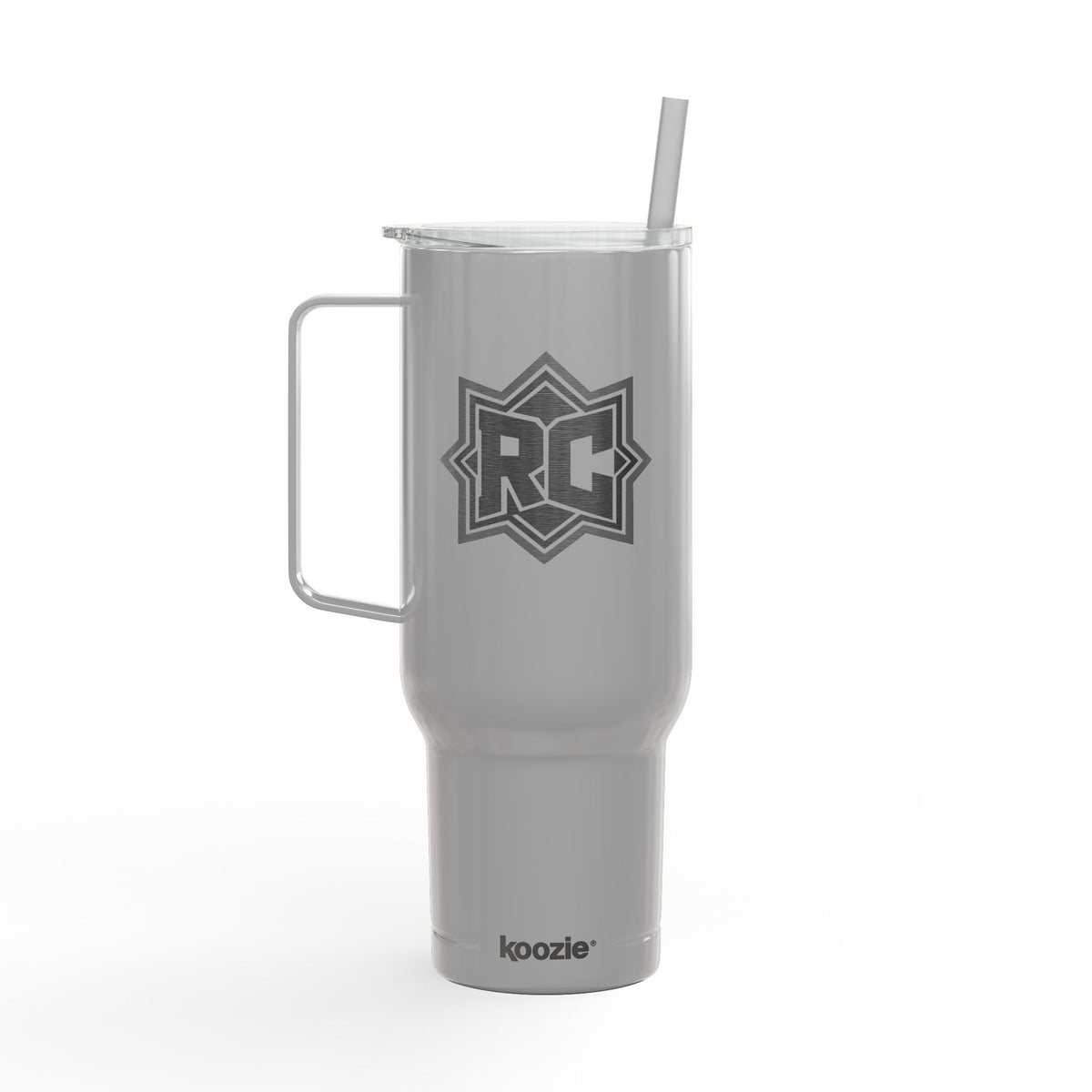 40oz Engraved Insulated Tumbler with Lid — Rugged RC Logo Travel Cup
