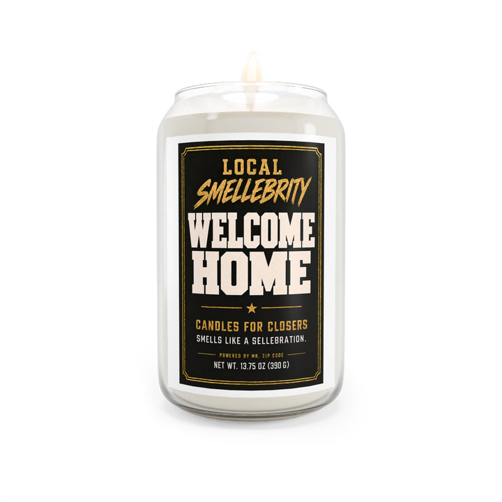 Welcome Home Scented Soy Candle — 13.75 oz (Local Smellebrity)