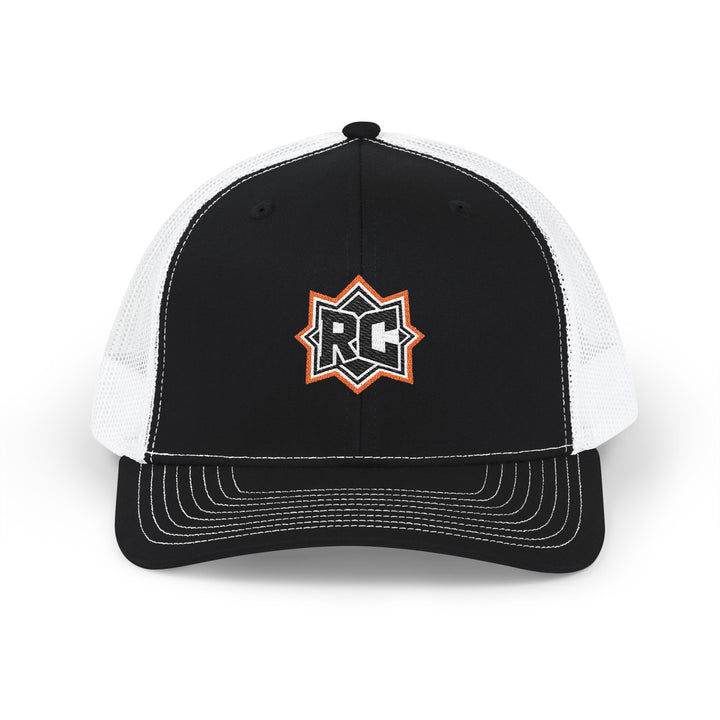 RC Star Patch Trucker Cap — Embroidered Snapback Mesh Hat