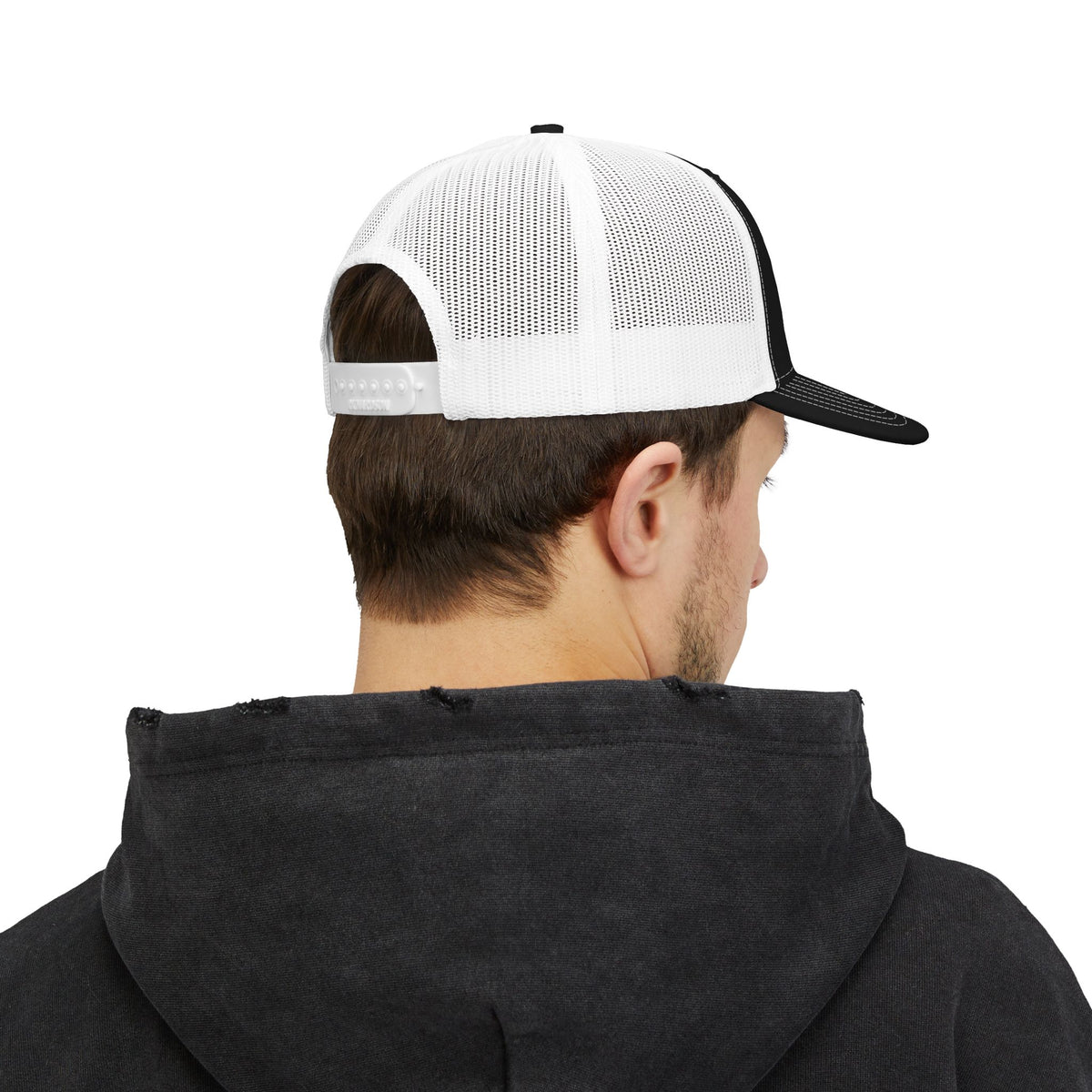 RC Star Patch Trucker Cap — Embroidered Snapback Mesh Hat