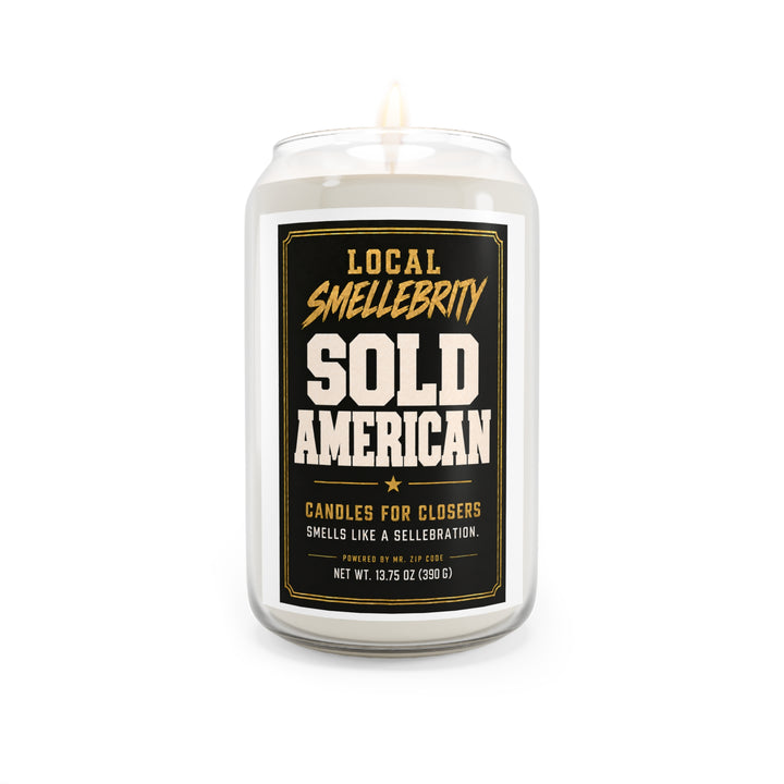 Sold American Scented Soy Candle — 13.75oz "Local Smellebrity"