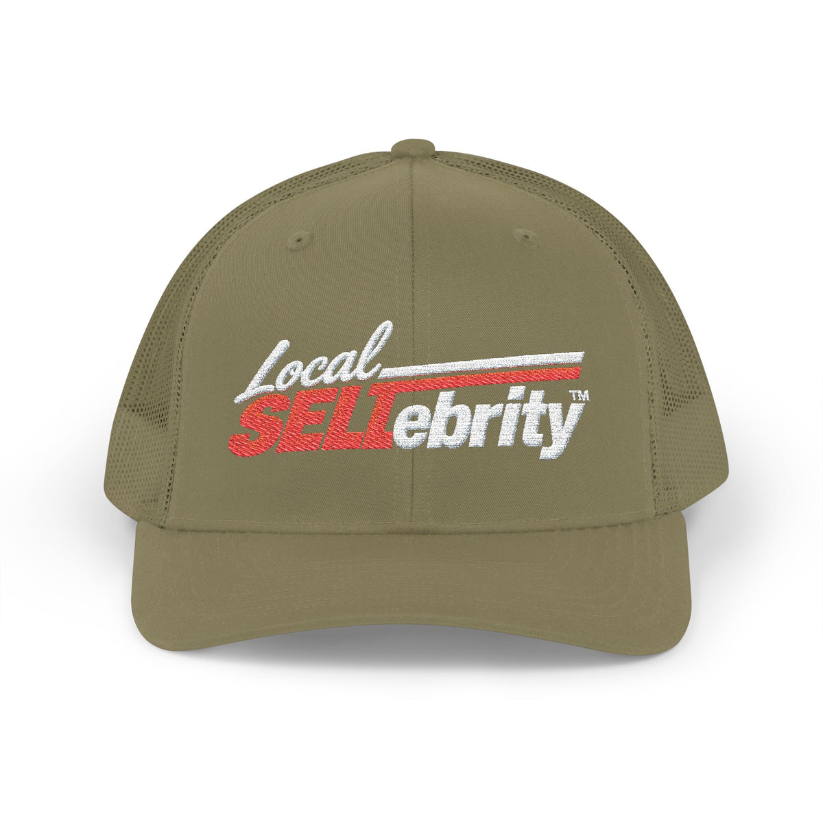 Local SELLebrity Snapback Trucker Cap – Retro Bold Logo Mesh Hat