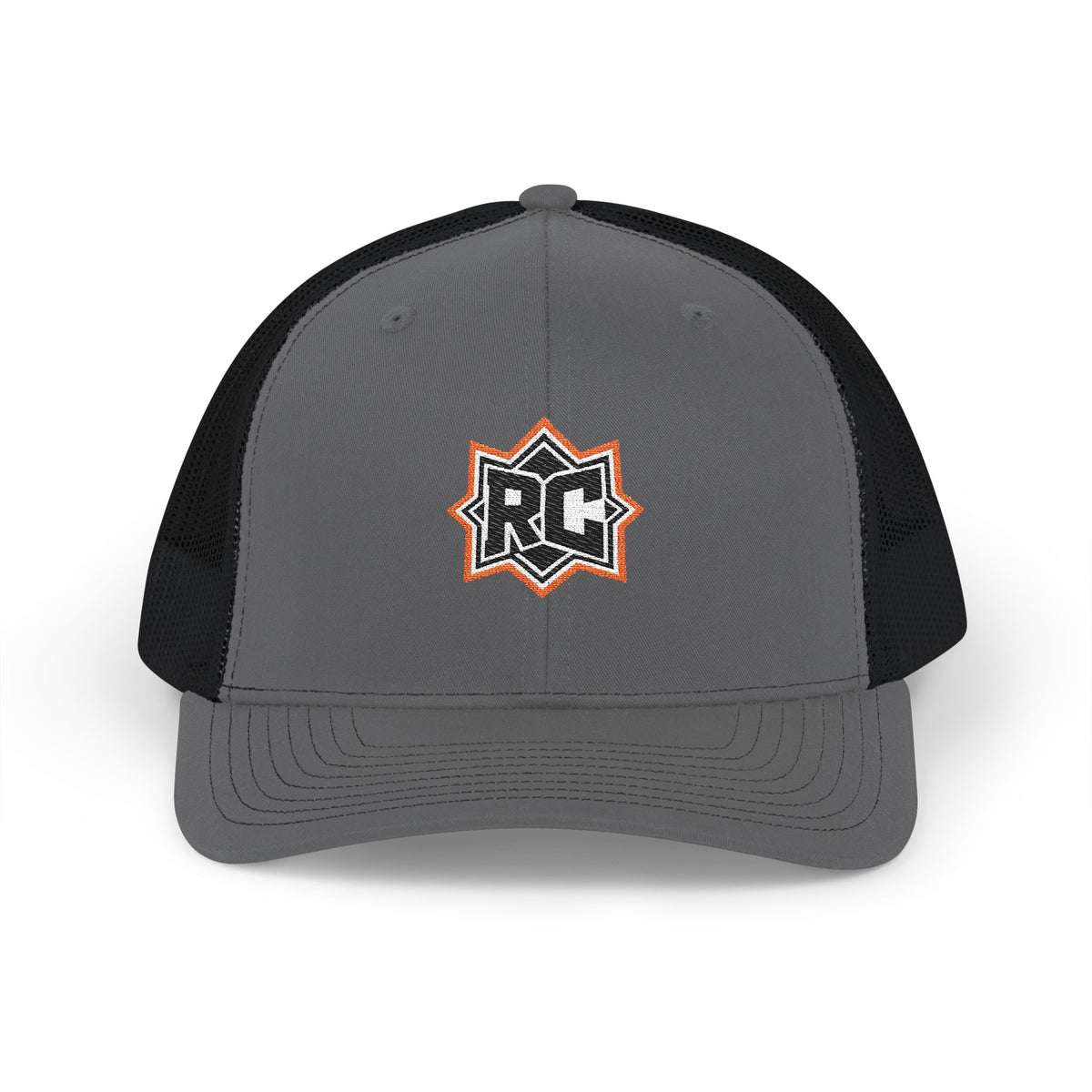 RC Star Patch Trucker Cap — Embroidered Snapback Mesh Hat