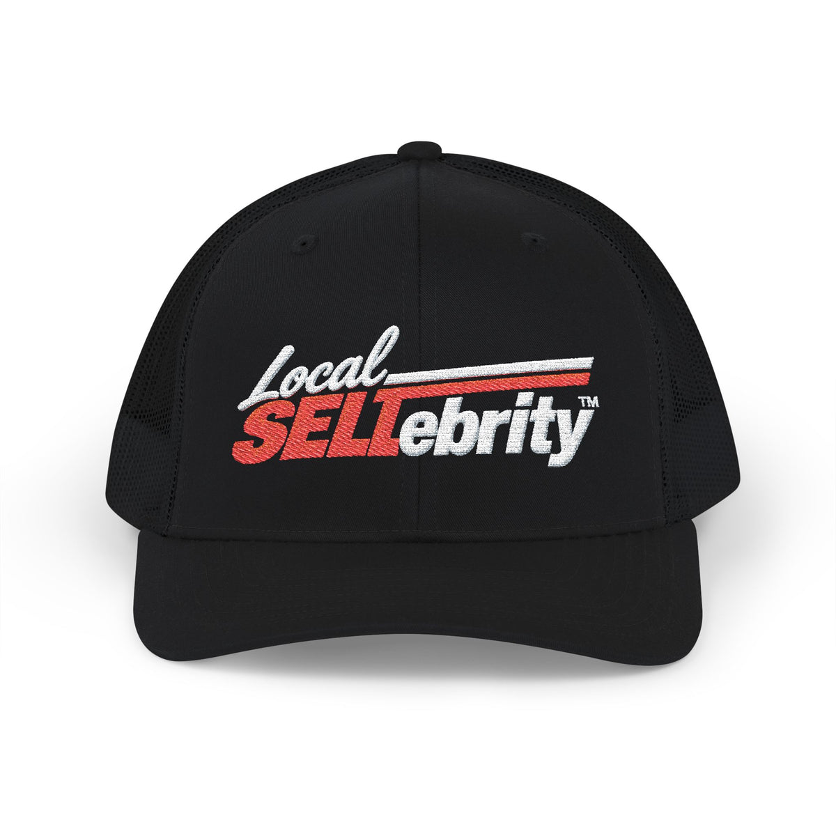 Local SELLebrity Snapback Trucker Cap – Retro Bold Logo Mesh Hat