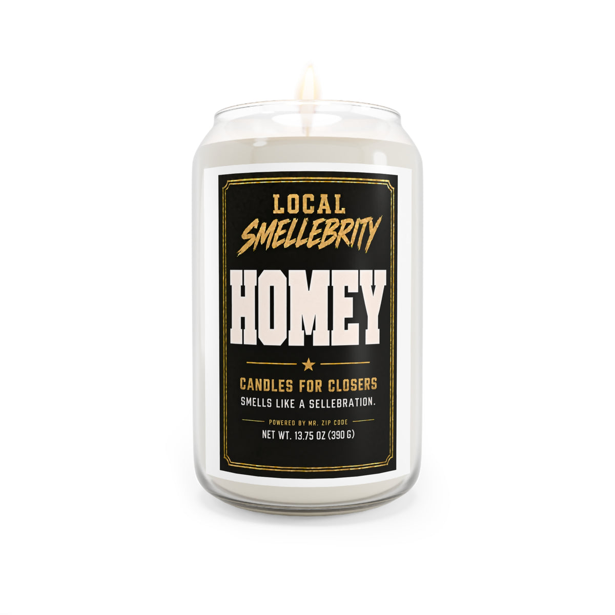Homey Scented Soy Candle 13.75oz — "Local Smellebrity" Novelty Candle